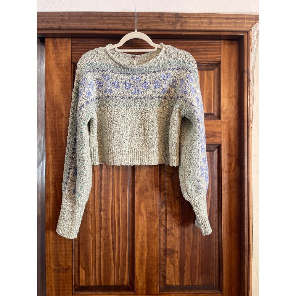 Free People Snowflake pullover medium - Picture 2 of 7